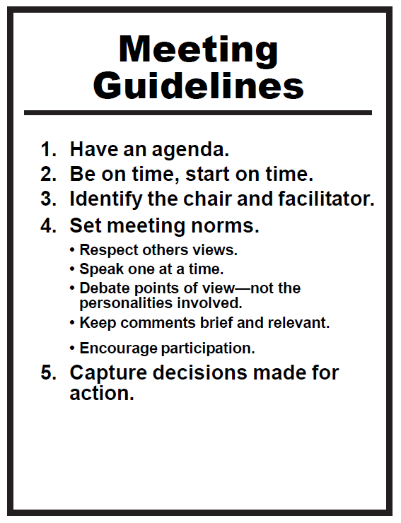 meeting guidelines