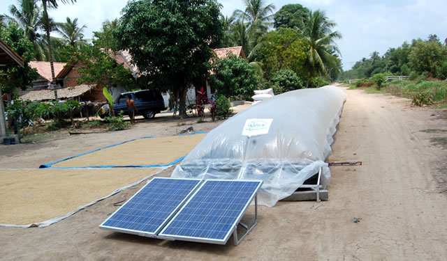 solar bubble dryer